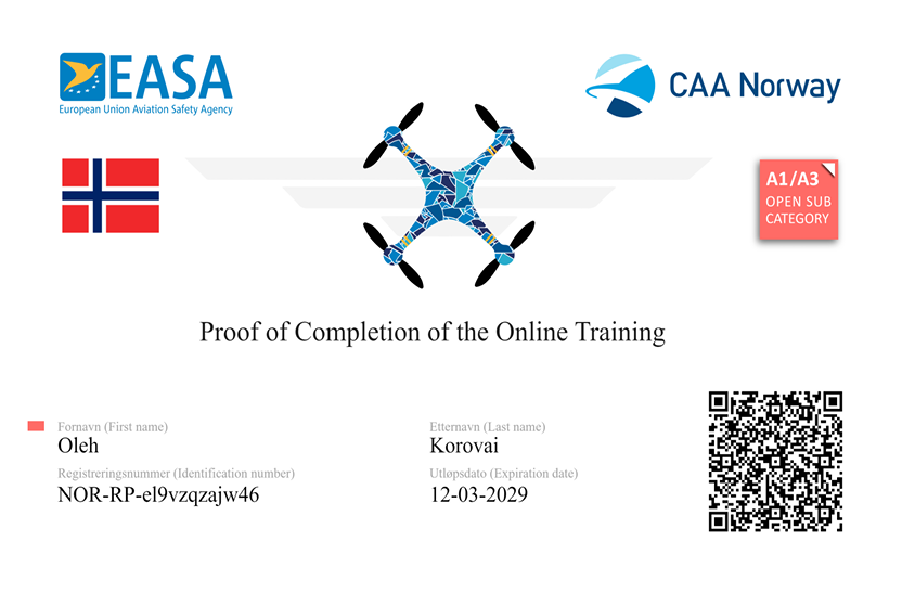 Certified Drone Pilot